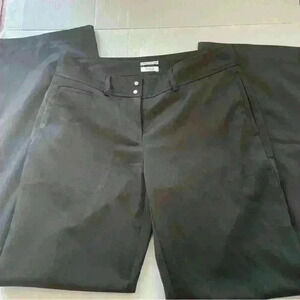 Izod Golf Stretch Pants Women's Size 4 Black Straight Leg Pants